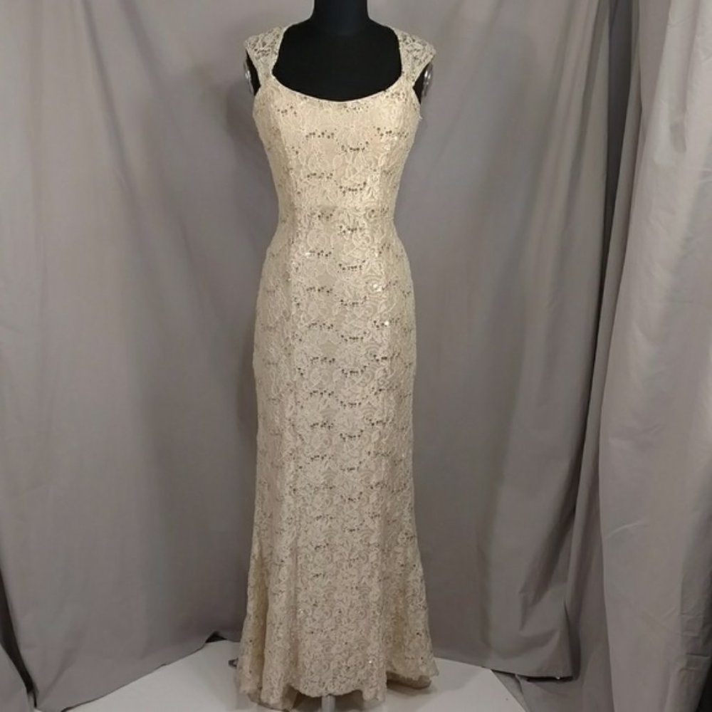 PROM BRIDAL WEDDING BRIDESMAID EVENING STRETCH LACE